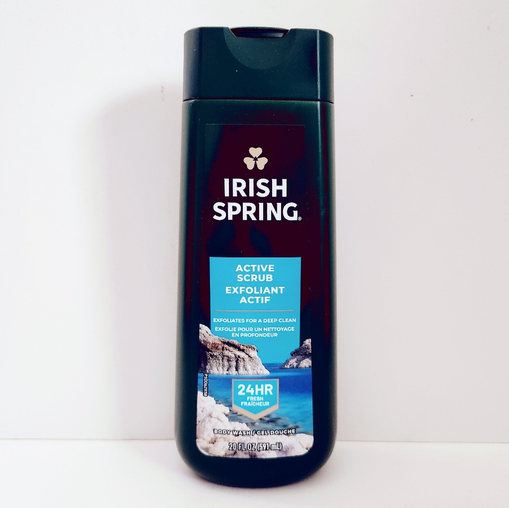 ⭐4/$15 Irish Spring Active Scrub Exfoliating Body Wash